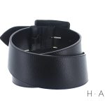 brede zwarte riem