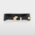 brede zwarte riem