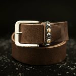 bruine riem