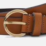 bruine riem dames