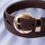 bruine riem dames