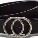 dames riem zwart