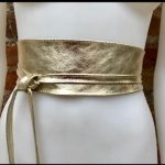 goudkleurige riem
