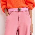 roze riem
