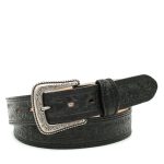 zwarte leren riem