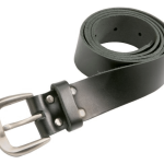 zwarte leren riem