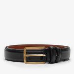 zwarte leren riem