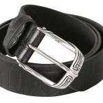 zwarte leren riem