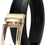 zwarte riem met gouden gesp